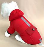 Куртка-аляска Pet Fashion Вояж мех красный S