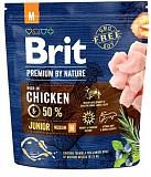 Сухой корм для щенков средних пород Brit Premium курица/рис 1 кг