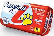 Подгузники для животных LUXSAN Premium Xsmall 2-4 кг №18 1 шт.