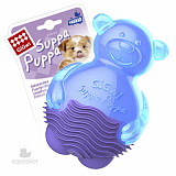 Игрушка для собак GiGwi Dog Toys Мишка с пищалкой синий 9 см